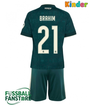 Real Madrid Brahim Diaz #21 Replik Auswärtstrikot Kinder 2026-27 Kurzarm (+ Kurze Hosen)